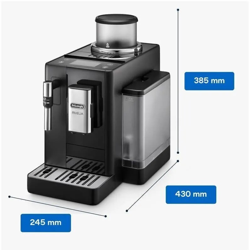 Delonghi Rivelia размеры корпуса